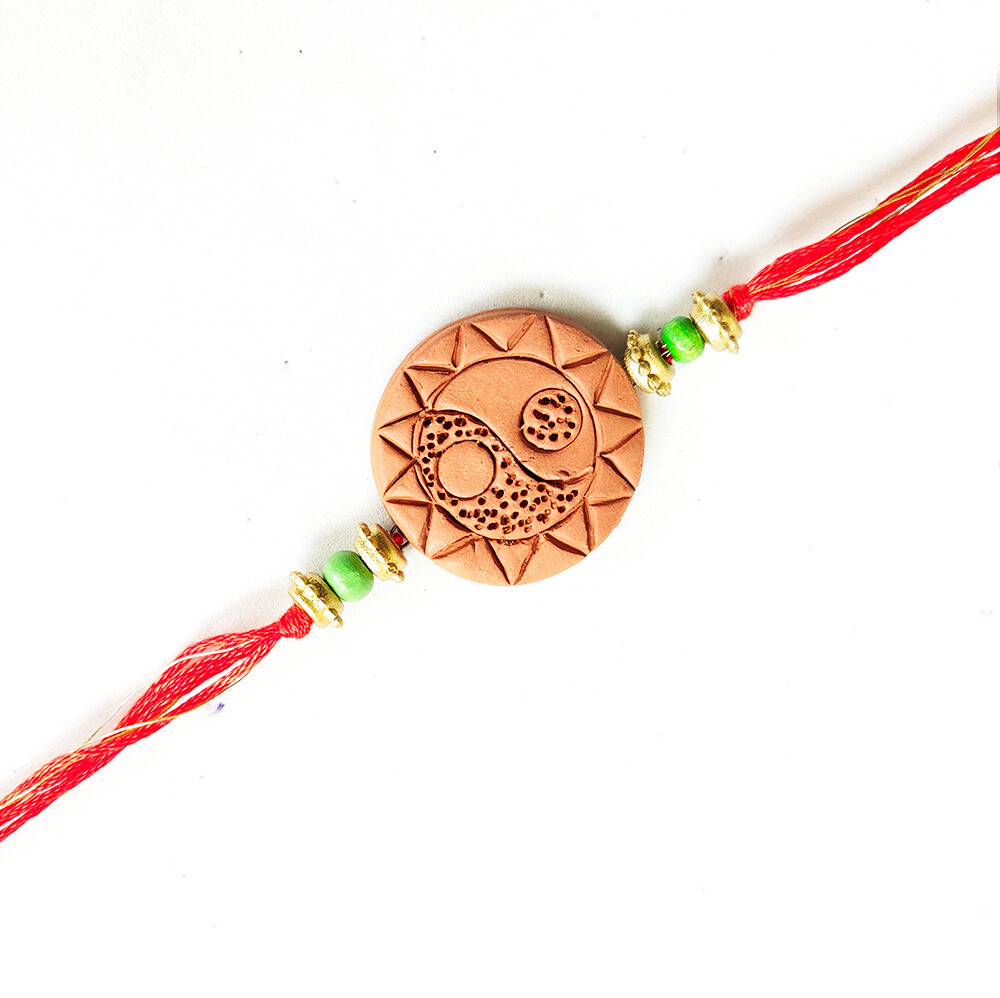 Tulasi Seed Rakhi - The Yin-yang