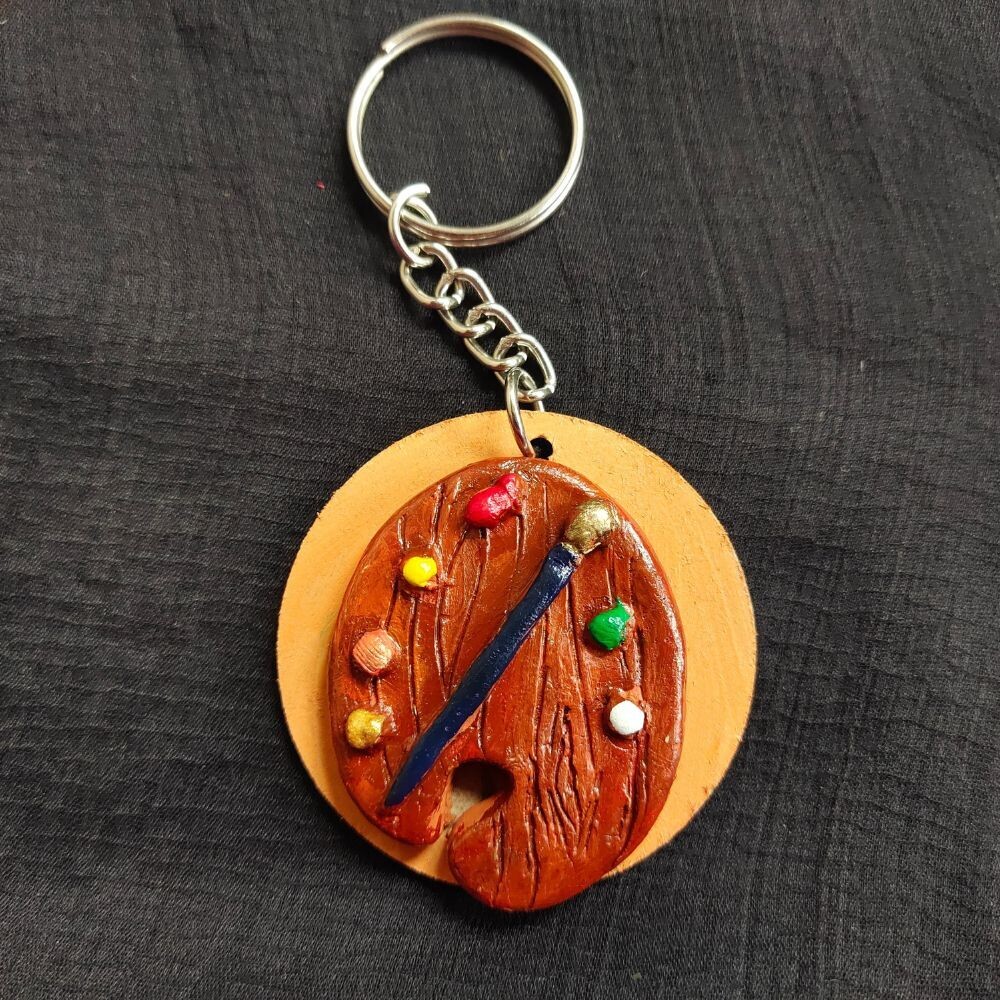 Colour Pallette Key Ring / Bag Tag