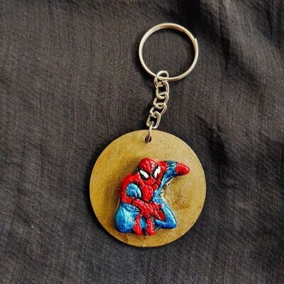 Spiderman Key Ring / Bag Tag