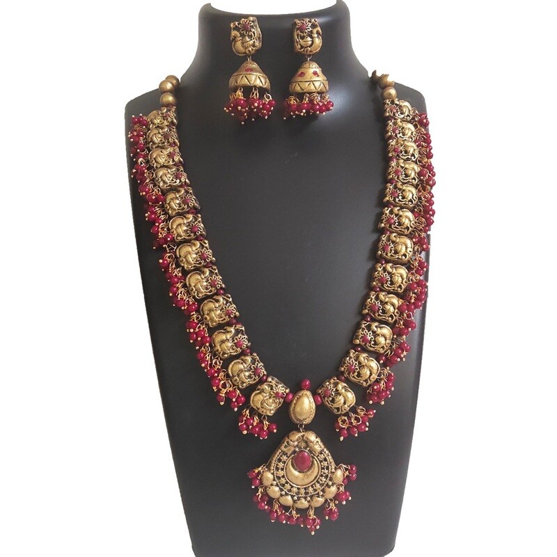 Terracotta Fusion Long Chain Set NH810