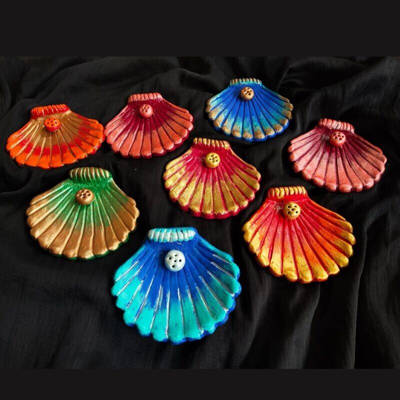 Incense Stick Holder - Shells - Set of 8 Incense Stick Holder - Shells - Set of 8