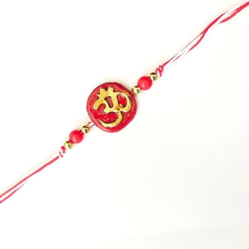 Eco-friendly Tulasi Seed Rakhi - Om