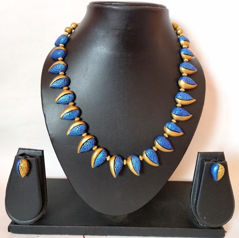 Terracotta Jewellery Necklace Set - NH102 Terracotta Jewellery Necklace Set - NH102