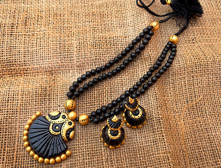 Terracotta Jewellery Necklace Set - NH111 Terracotta Jewellery Necklace Set - NH111
