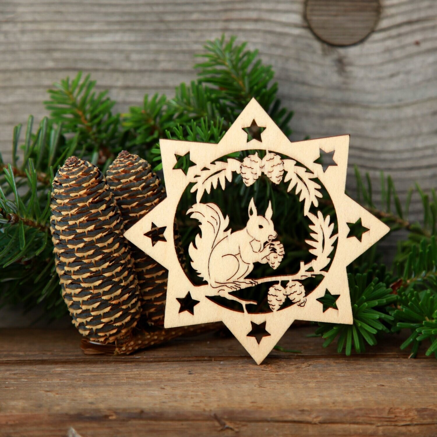 Weihnachtsstern "Eichhörnchen" natur
