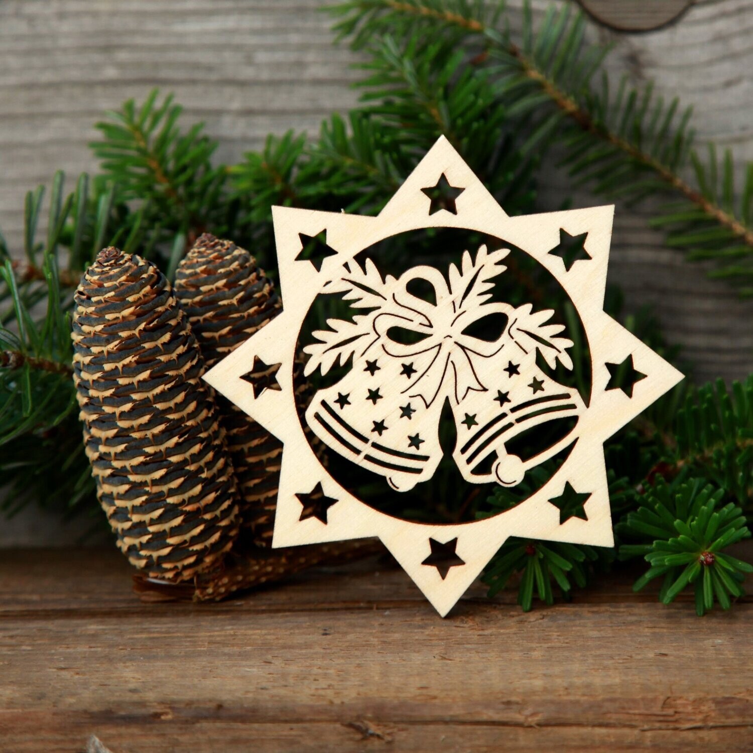 Weihnachtsstern "Glocken" natur