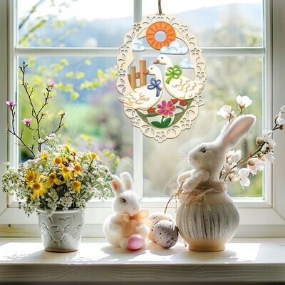 Fensterbilder Ostern