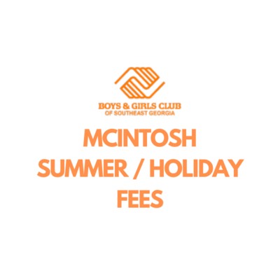 McIntosh Club Summer / Holiday Fees