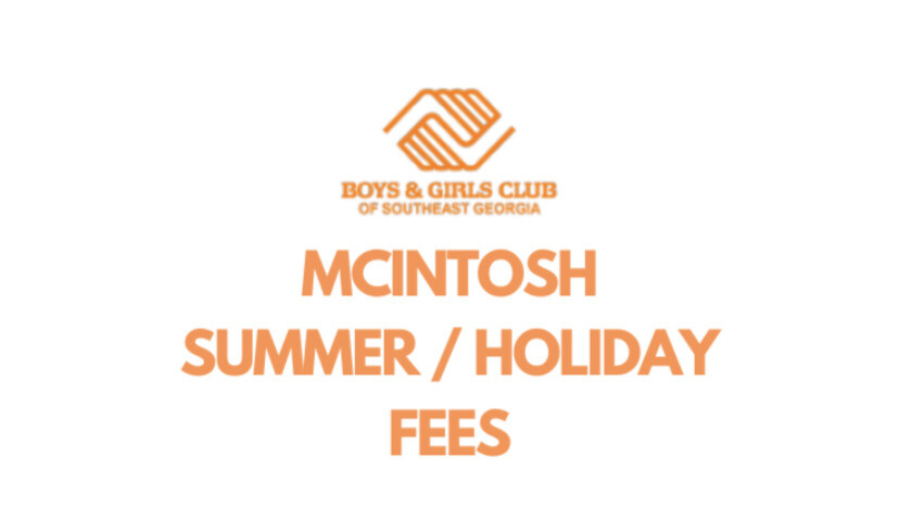 McIntosh Club Holiday Fees