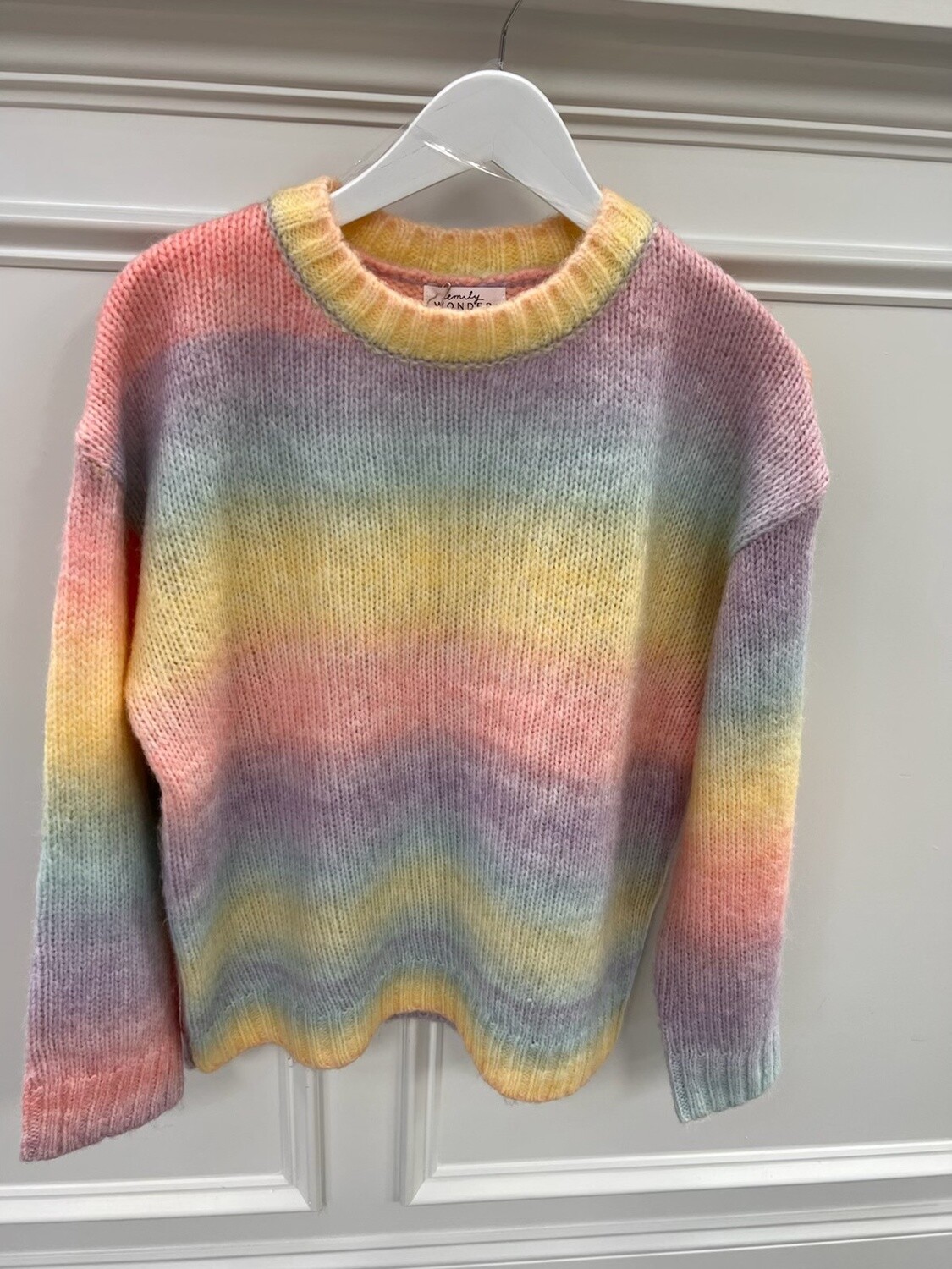 Rainbow Sweater, Size: Small