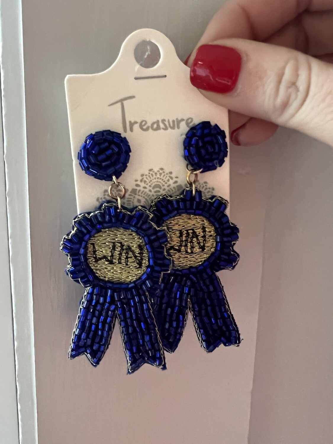 Win Ribbon Earrings