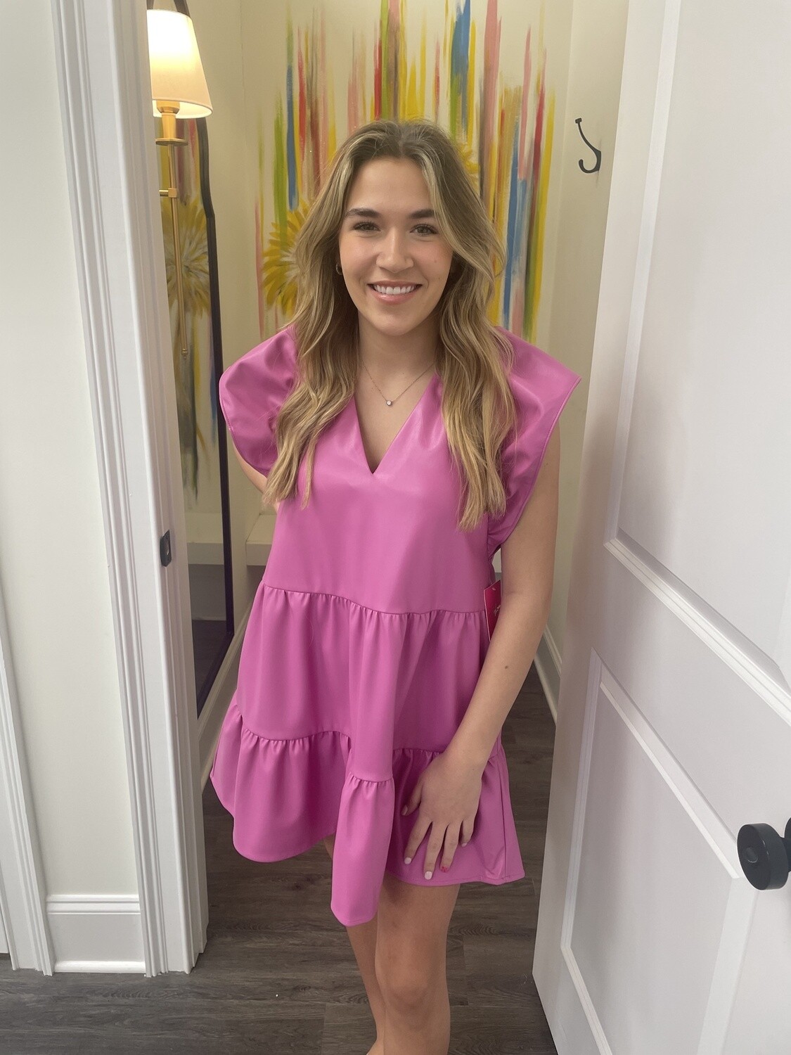 RONNIE MAGENTA DRESS