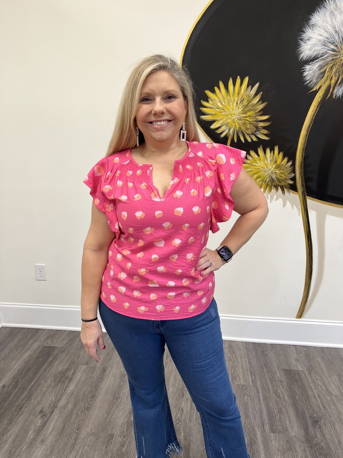 PENELOPE PRINT TOP