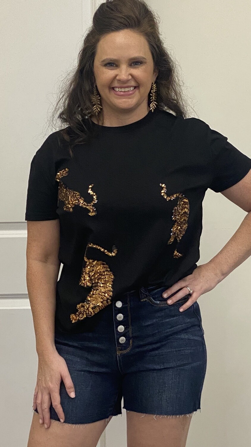 Sequin tiger