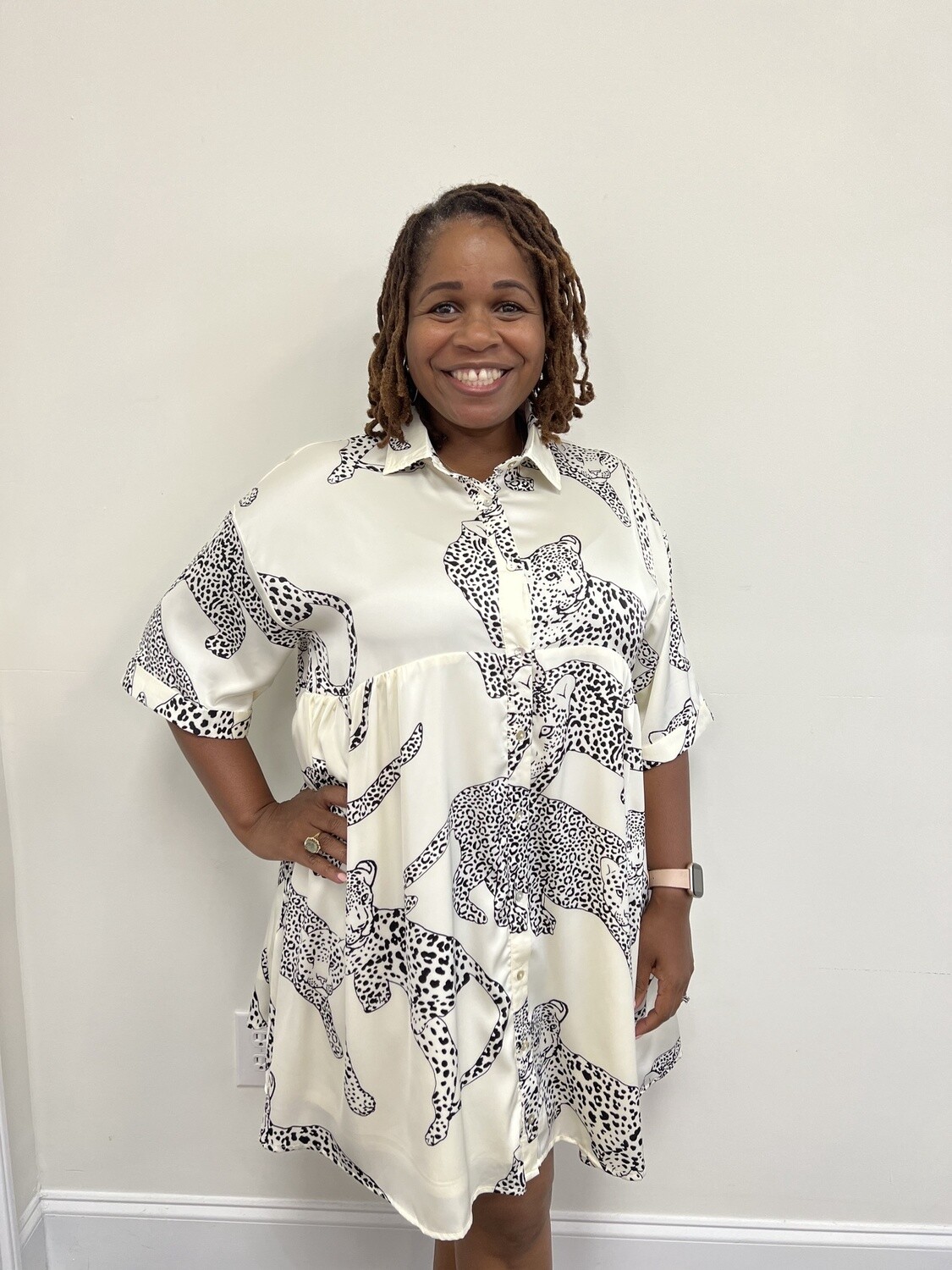 Cream chase dress