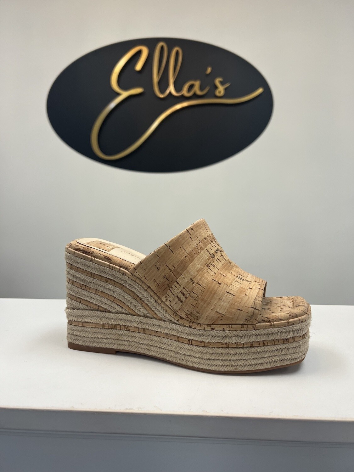 Elaria cork wedge