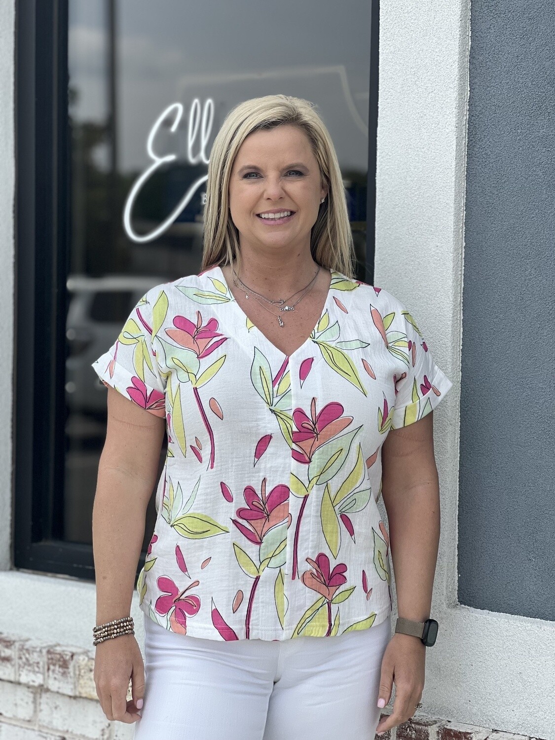 Harper floral top