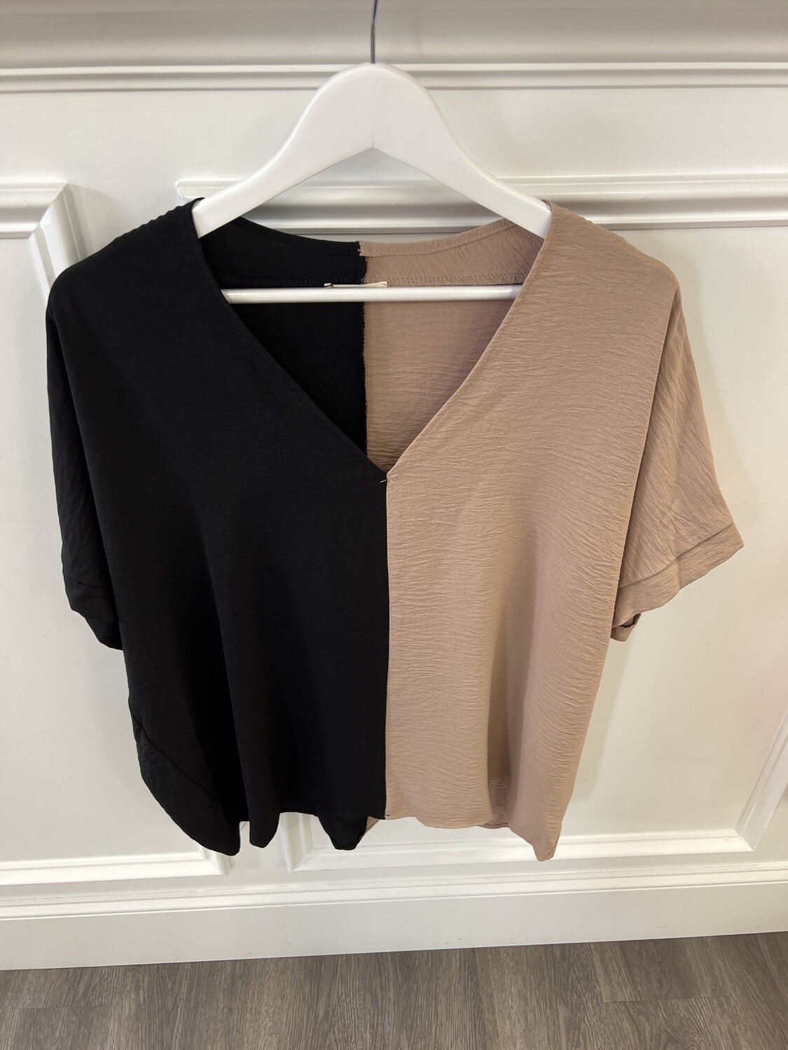 Black half shirt