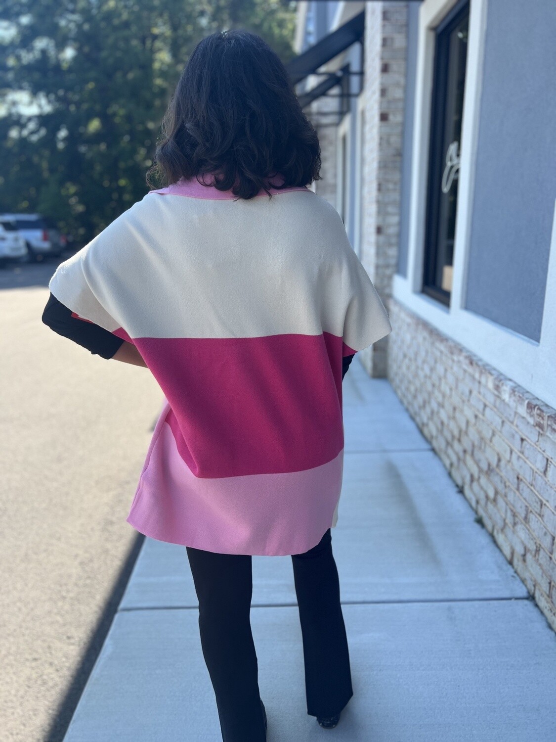 Colorblock cardigan