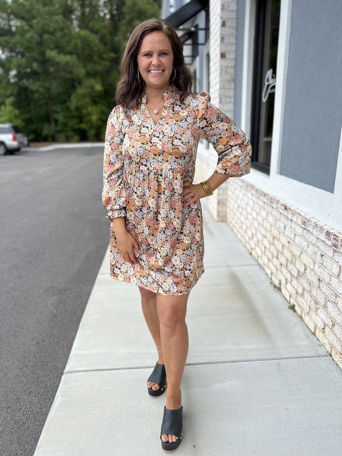 LONG SLEEVE FLORAL