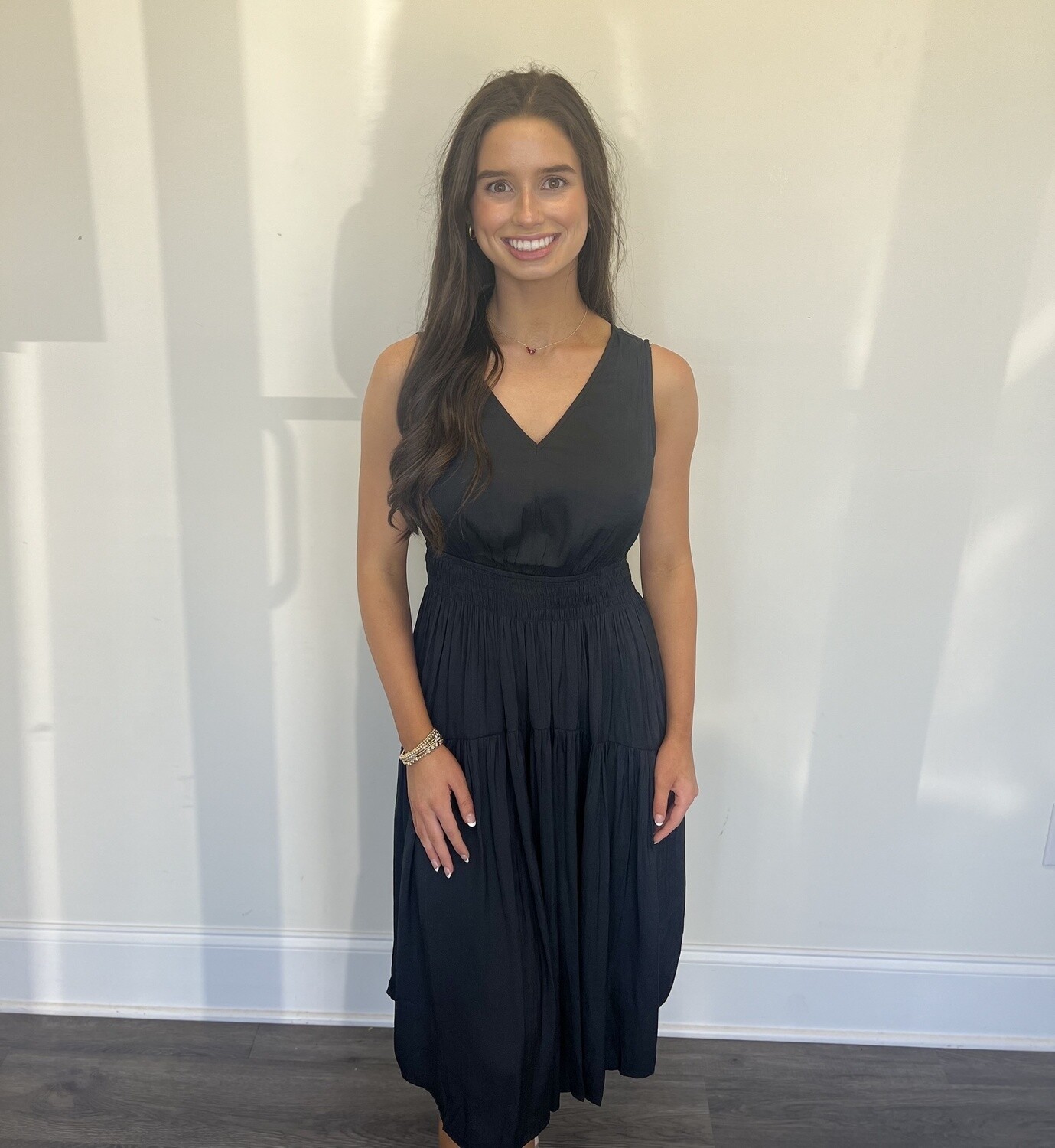 BLACK TIE BACK DRESS