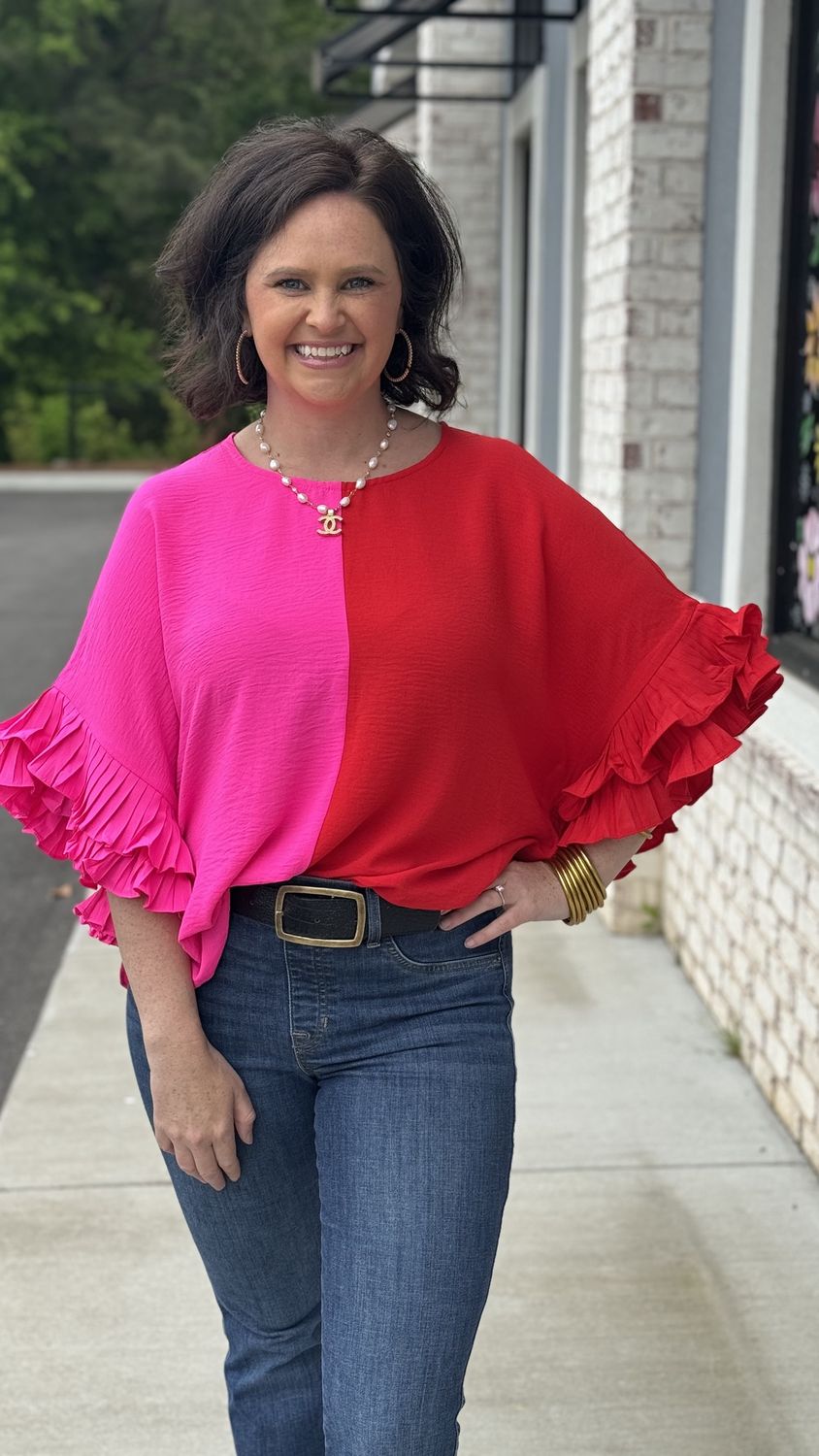 HOT PINK AND RED
