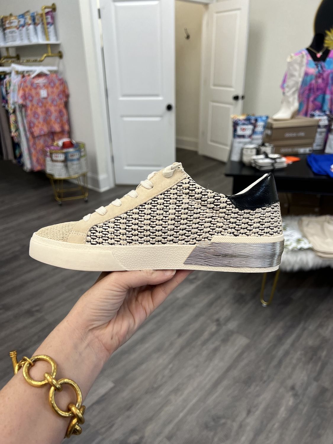 ZINA SNEAKER BLACK NATURAL