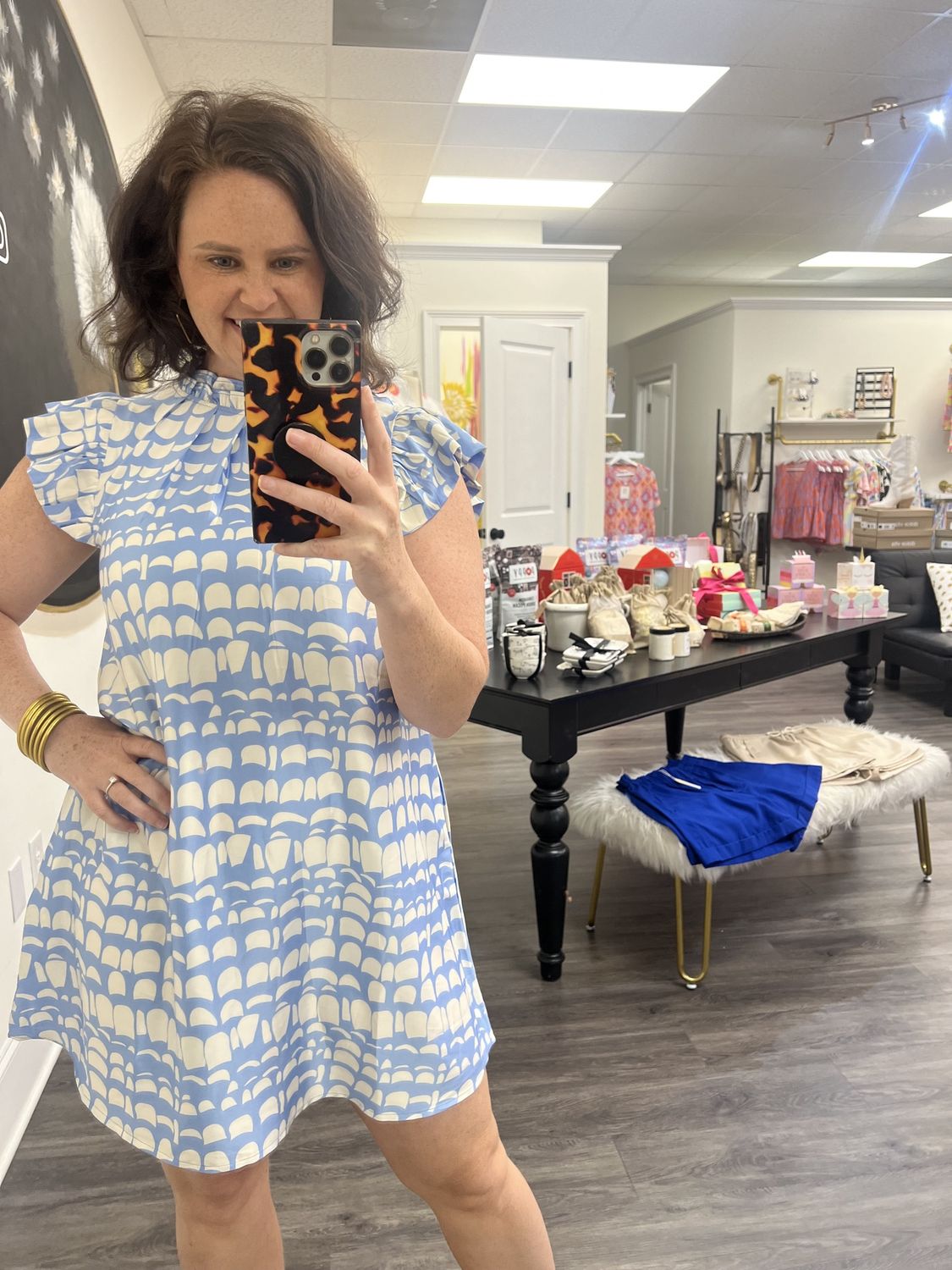 BLUE AND WHITE