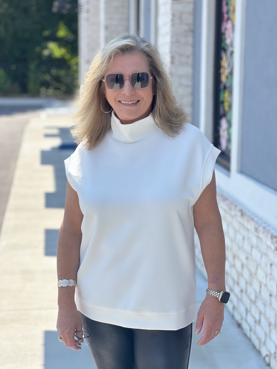 Ivory p cill mock neck
