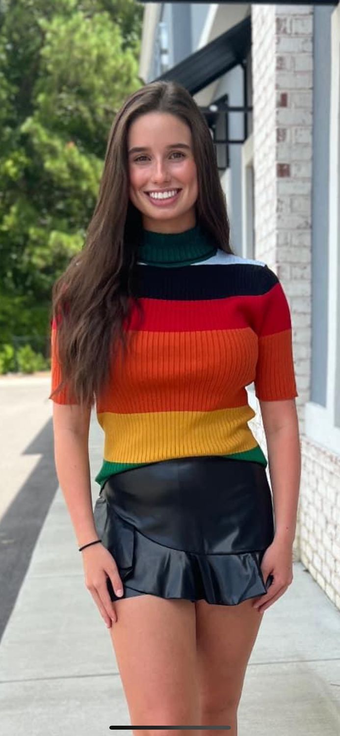 stripped sweater