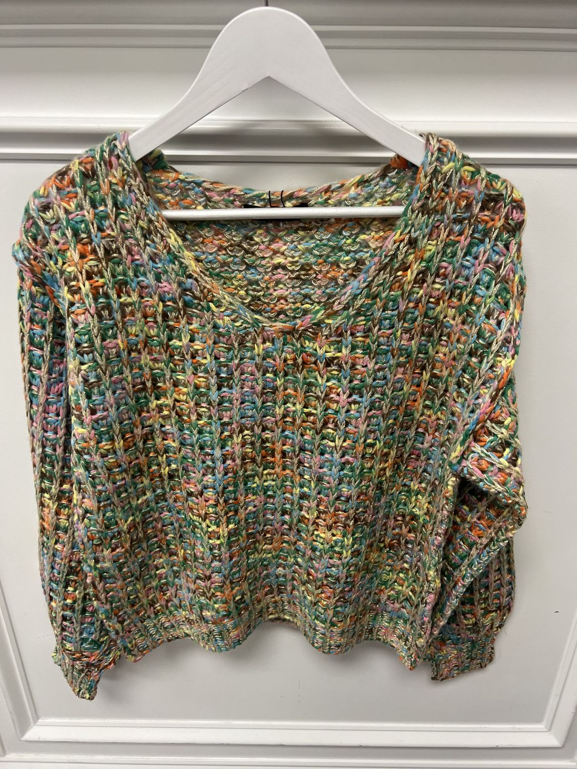 Multi colored sweater
