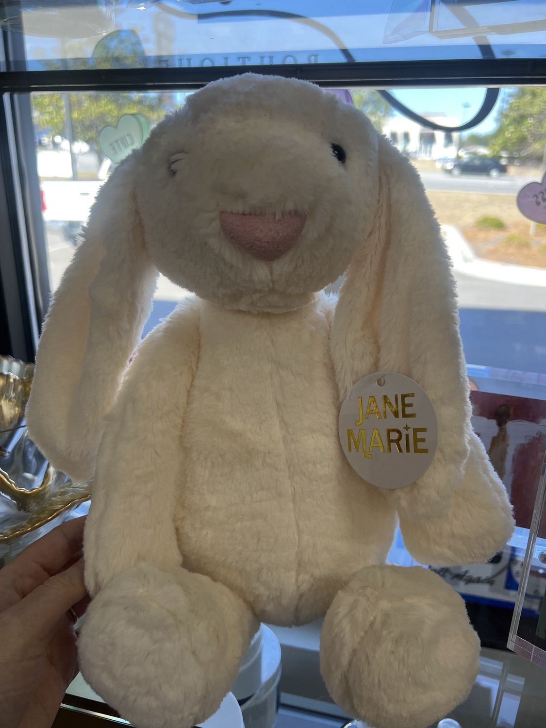 White bunny