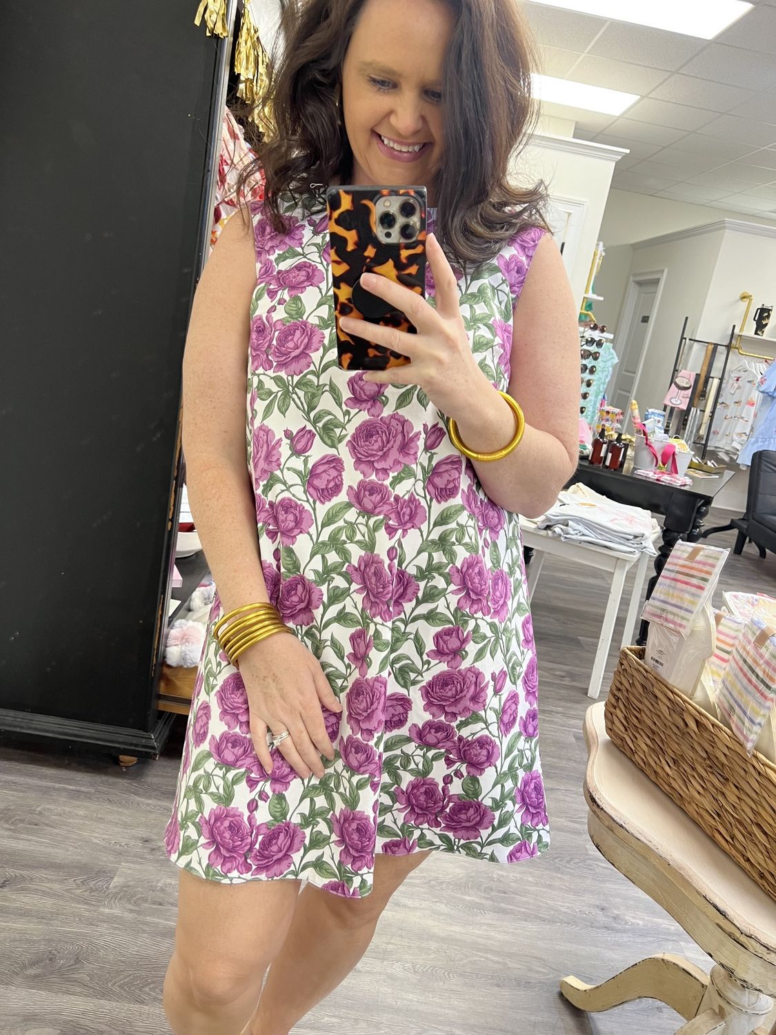 Blooms print reversible