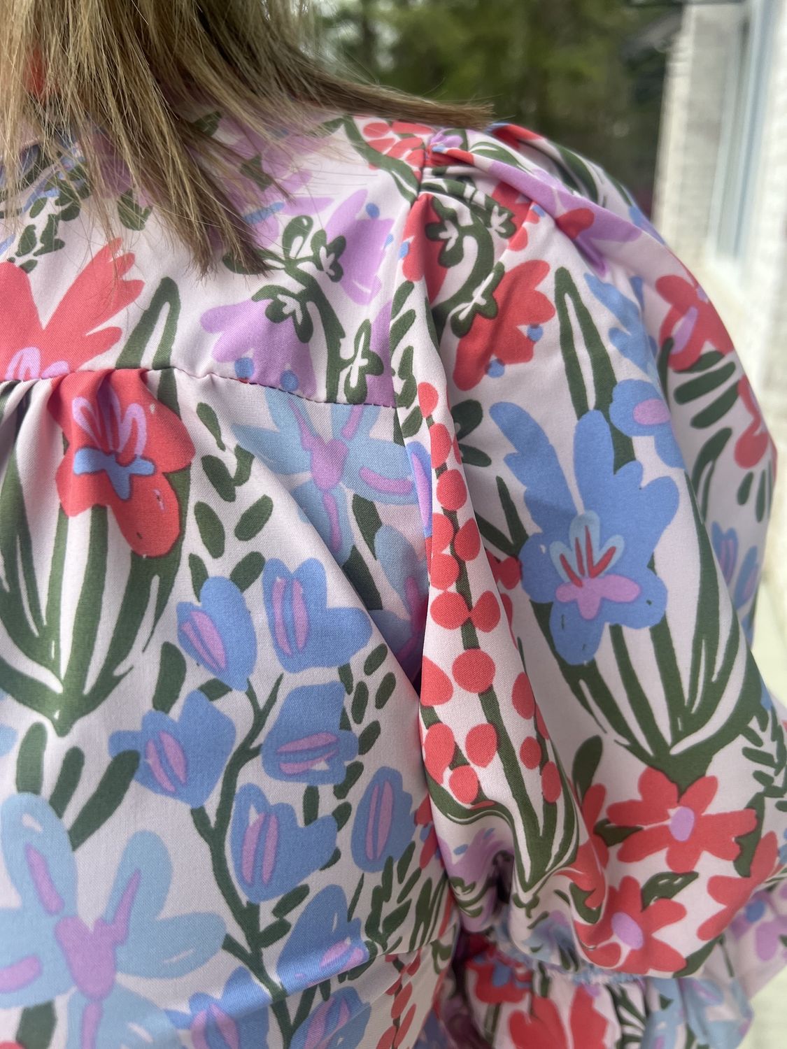 Evie dress happy blooms