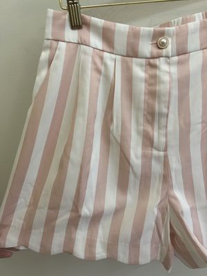AZALEA PINK SRTIPE SHORTS