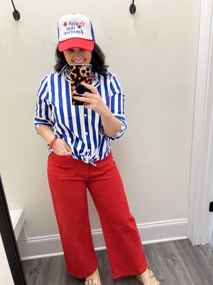 Red pants
