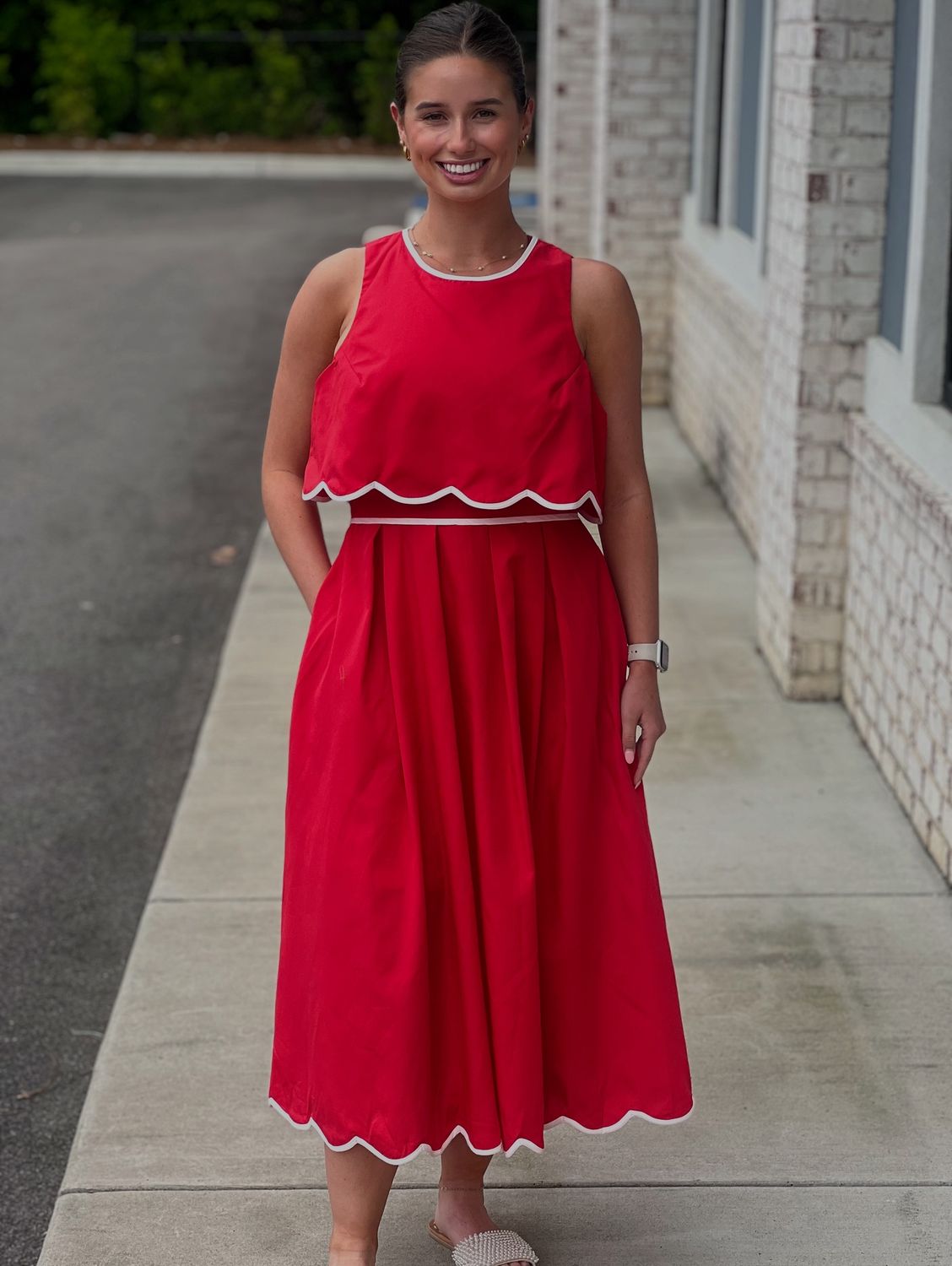 RED day dress