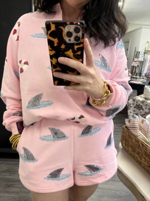 Shark queen shorts