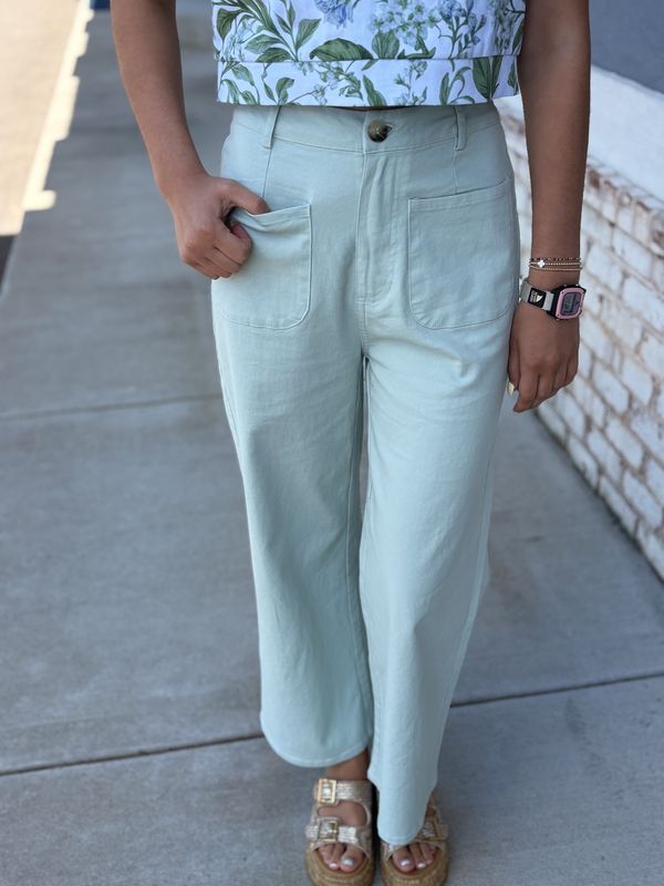 Sea foam pants