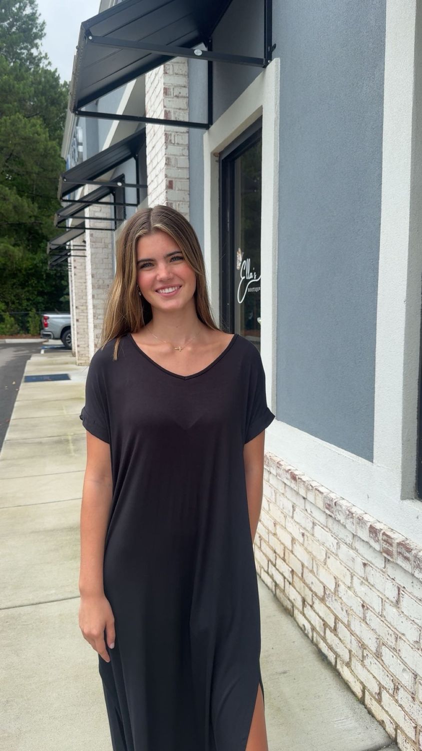 Black t dress