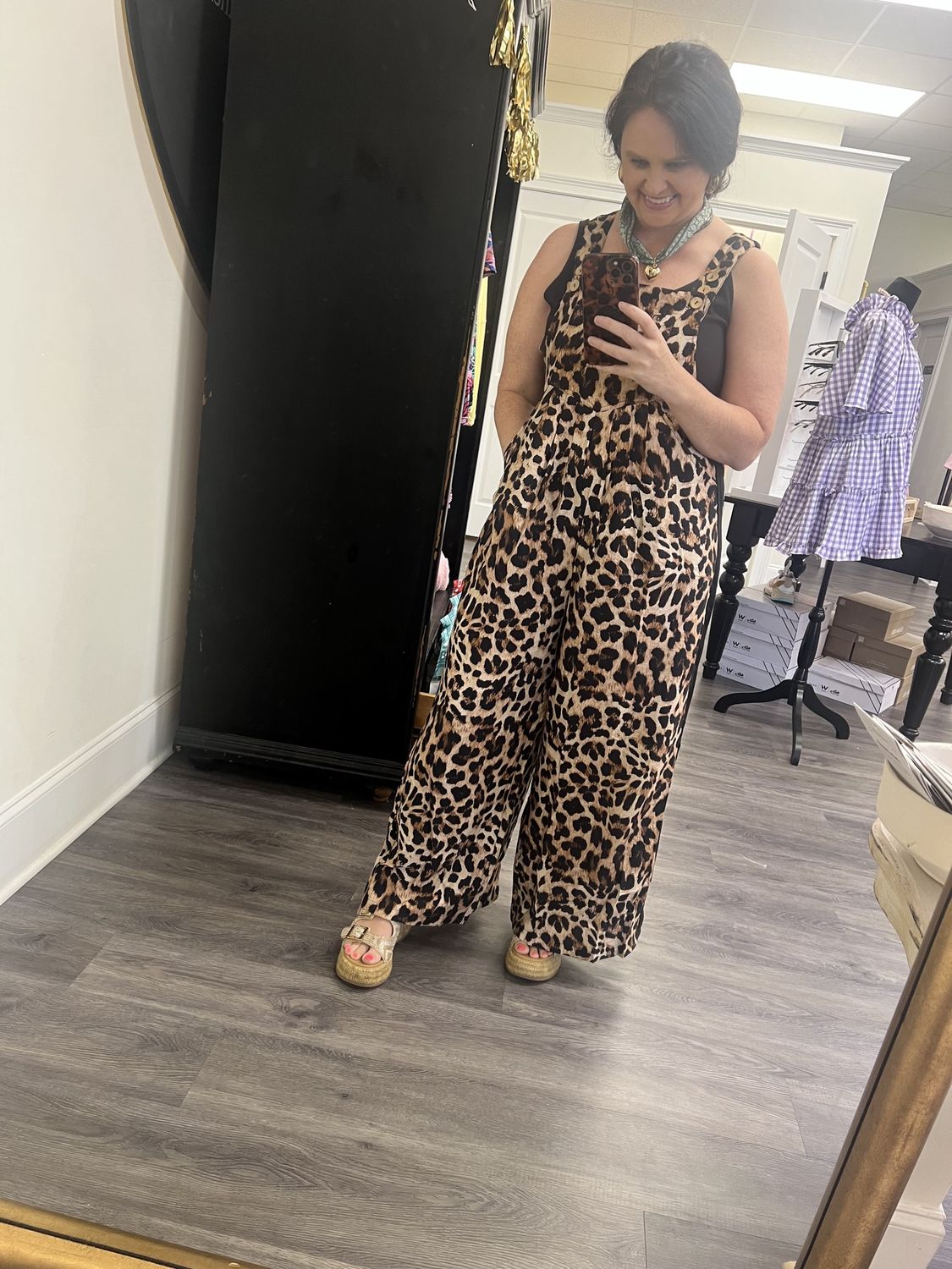 Leopard jumpsuit