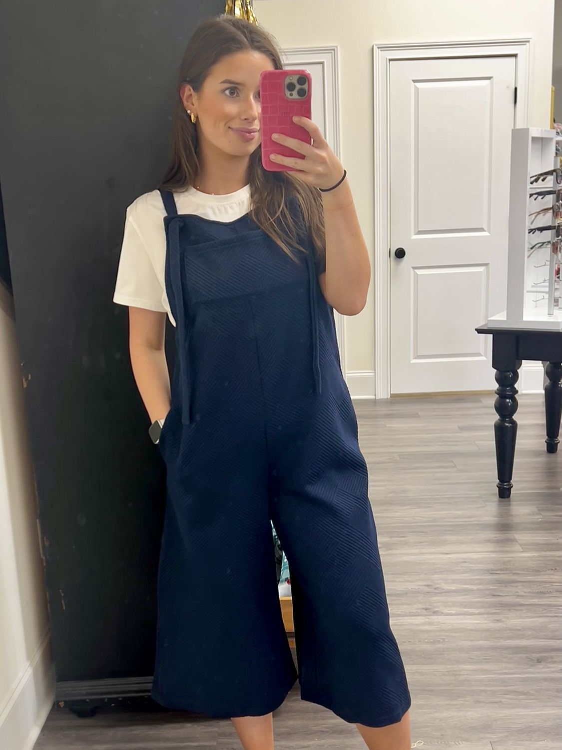 Navy overalls