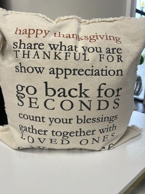Thanksgiving pillow