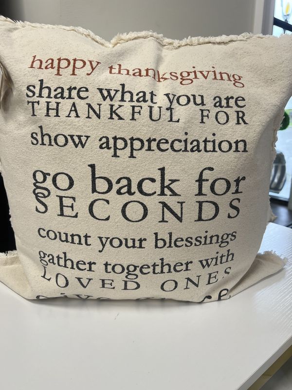 Thanksgiving pillow