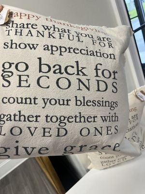 Thanksgiving pillow