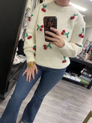 Cherry sweater