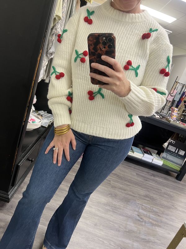 Cherry sweater