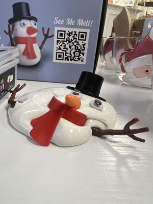 Melting snowman