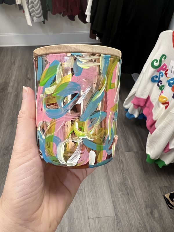 Rose gold dream a little art candle