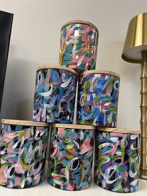 Rose gold dream a little art candle